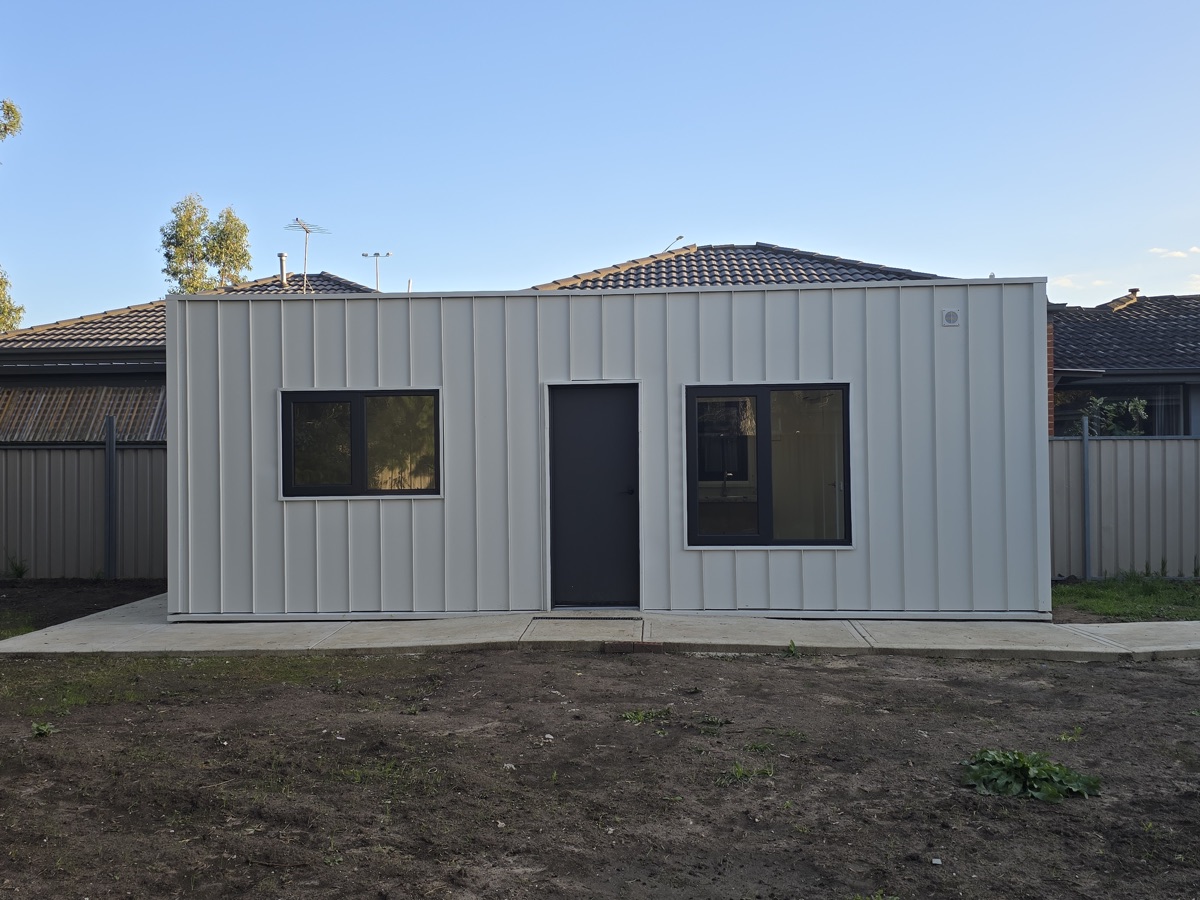 Completed granny flat