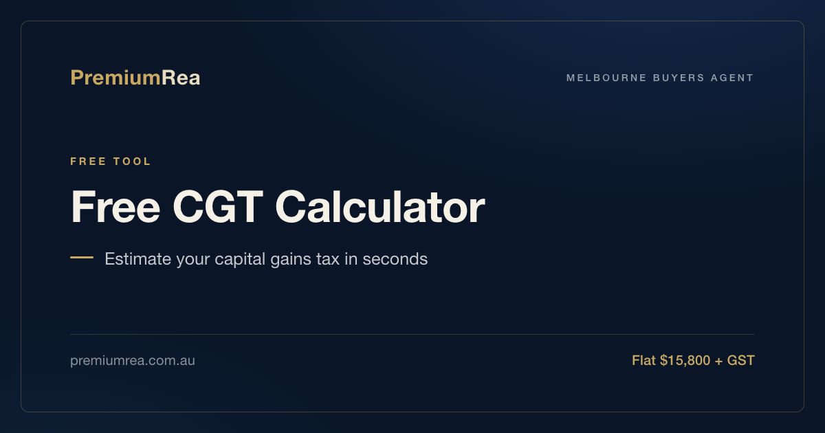 2026-27 Budget CGT & Negative Gearing Calculator | PremiumRea